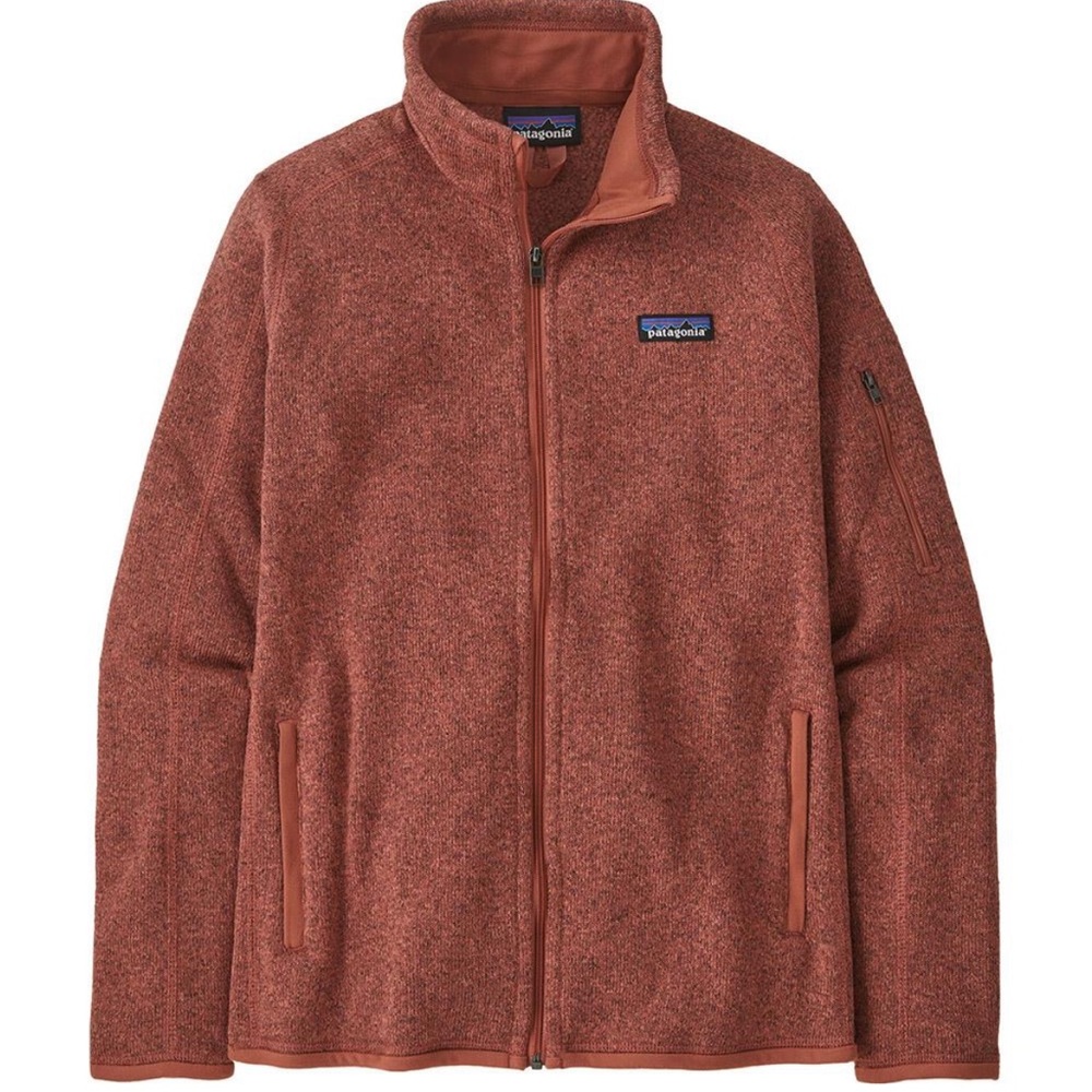 BNWT Patagonia Better Sweater Full Zip Jacket - Burl Red